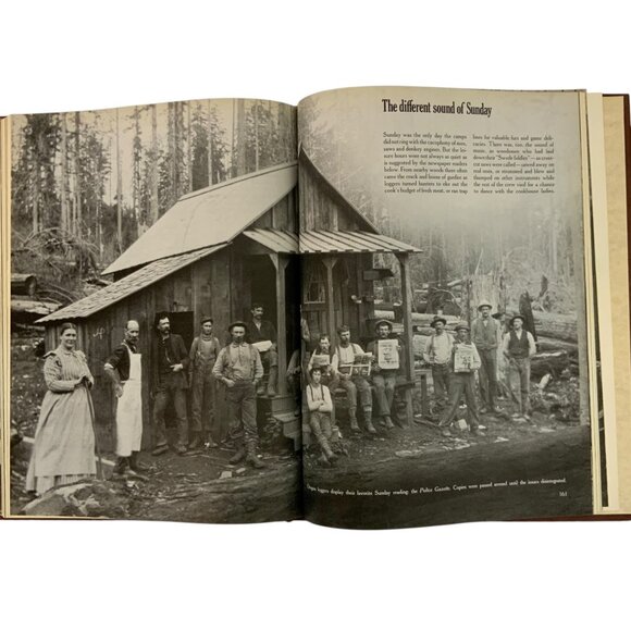 The Loggers Time Life Books Old West Series Illustrated Vintage 1976 Hardcover - Picture 11 of 13